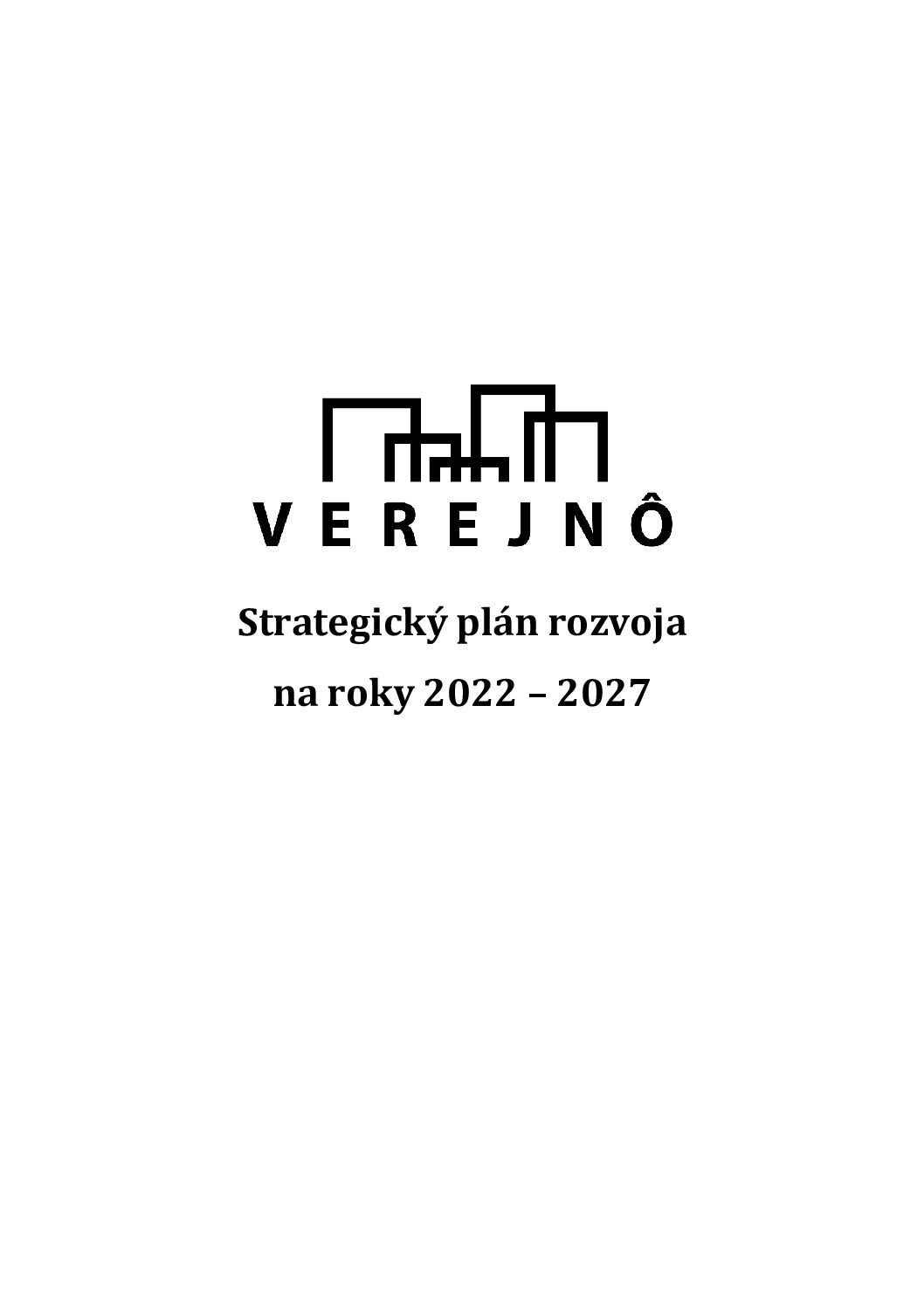 Strategický plán rozvoja na roky 2022 – 2027