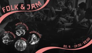 Nová klubovňa, jamovanie, výstava aj zbližovací tréning – september v Hory Doly, ktorý nechcete premeškať Folk a jam session v kultúrno-komunitnom priestore Hory Doly v Liptovskom Mikuláši, 20. septembra od 19:30 do 22:00. Účinkujú Filip Bednár, Matúš Jakubek, Kikon a Marek Rajek. Atmosféra hudobného stretnutia v komunitnej záhrade.