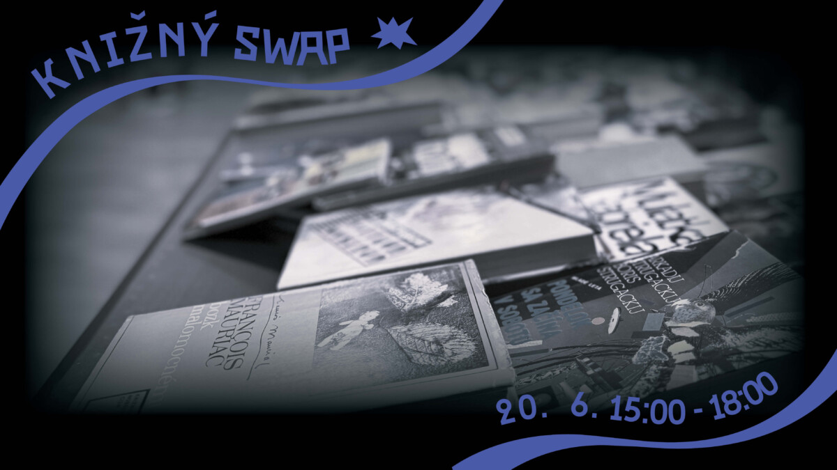 Výprava do Nepálu, hudobné koncerty aj tvorivé workshopy - takto si užijeme jún v Hory Doly Alt text: "Knižný swap v kultúrno-komunitnom priestore Hory Doly v Liptovskom Mikuláši, s množstvom kníh na stole, konajúci sa 20. júna od 15:00 do 18:00."